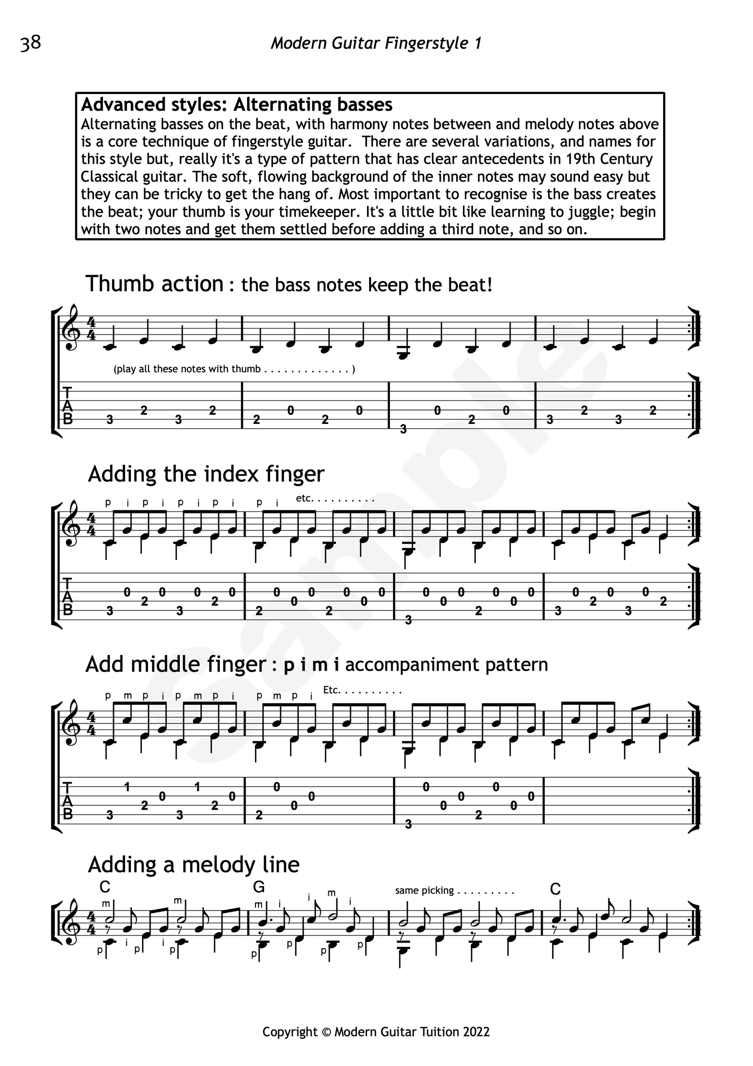 Modern Guitar Fingerstyle 1 - Beginner Guitar Book | Modern Guitar